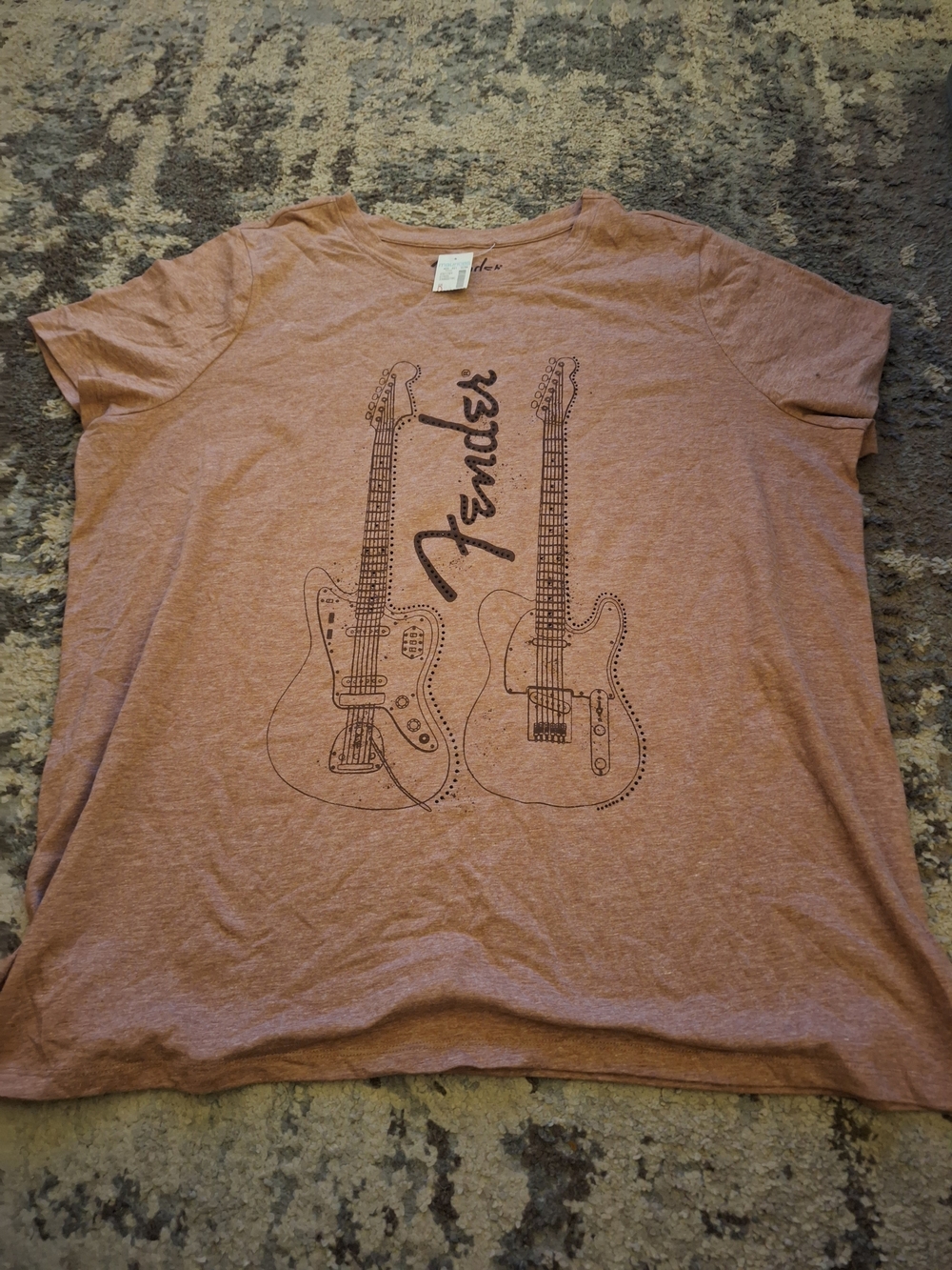 Fender Women's Dusty Rose Short Sleeve Graphic Tee